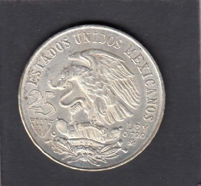 Beschrijving: 25 Pesos S-OLYMPIC 68